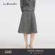 气质高腰毛呢A字裙 女秋冬新款 商场同款 Lakoradior拉珂蒂时尚