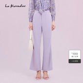 2025新款 Koradior拉珂蒂商场同款 垂感微喇裤 进口三醋酸