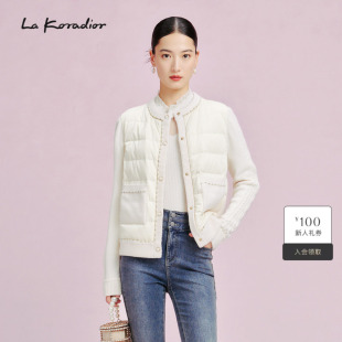 Koradior拉珂蒂显瘦女修身 上衣外套 匈牙利进口白鹅绒
