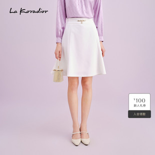 秋商场同款 气质减龄优雅女新款 a字半身裙 Koradior拉珂蒂时尚