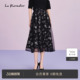 印花网纱A字半身裙 Lakoradior拉珂蒂优雅女春夏新款 商场同款