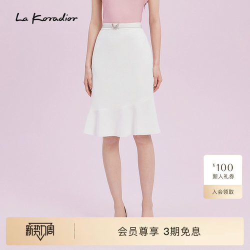 【进口三醋酸】Lakoradior拉珂蒂2025夏季法式三醋酸铃兰裙鱼尾裙