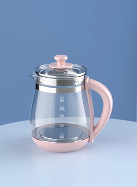 通用美的养生壶玻璃配件家用茶壶通用4环养生壶体多功能玻璃壶身