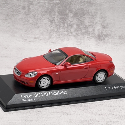 迷你切Minichamps 1/43 雷克萨斯 SC430合金车模