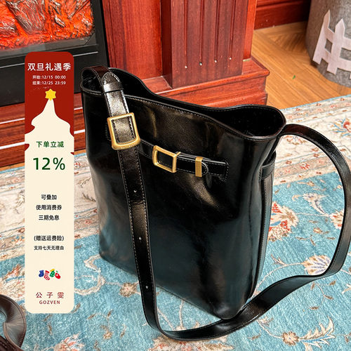 Lo*uvre水桶包大容量小众