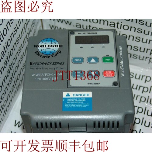 原装供应全球电气公司 WWEVFD-1-460 1 460VAC VFD
