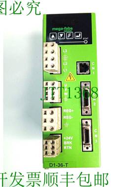 原装供应Mega-Fabs D136T 伺服驱动器 D1-36-T PN:FD000MD11008