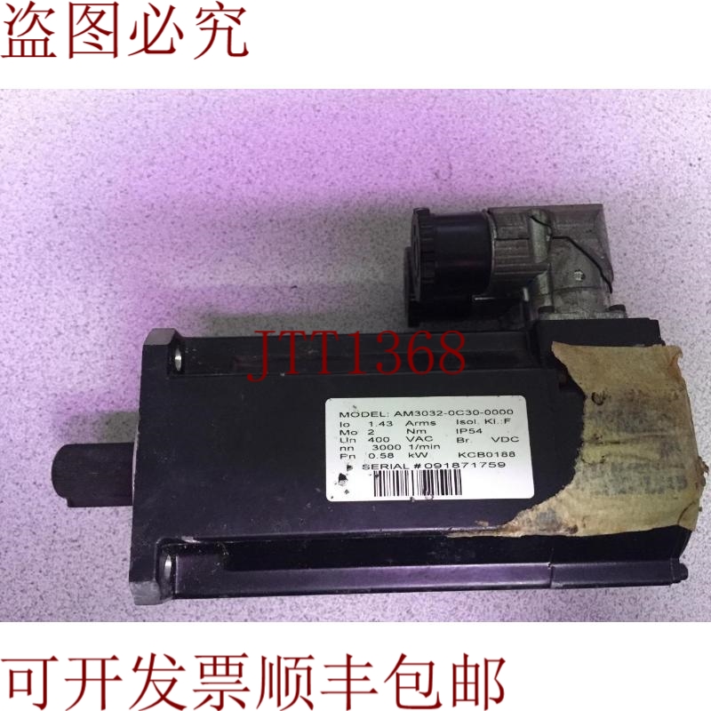原装供应倍福 AM3032-0C30-0000 服务器 400伏 0.58kW 1.44A 2Nm!