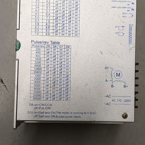 贝福DM2722MA 两相步进驱动器新旧都有议价
