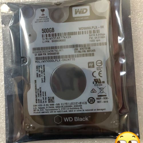 库存西数500g 黑盘 2.5寸 笔记本电脑硬盘 想要