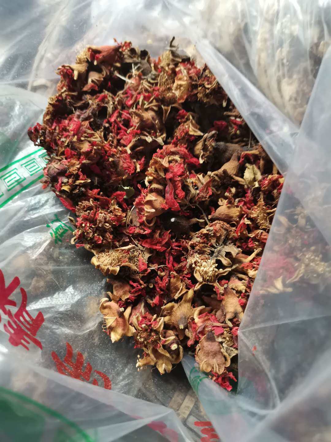 2023年 中药材 200克 老石榴树花 红石榴花干花  非白石榴花