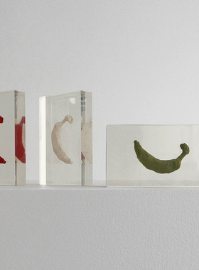 oroliving独家Jeff创作雕塑艺术品《逝去的波普$》香蕉摆件送礼