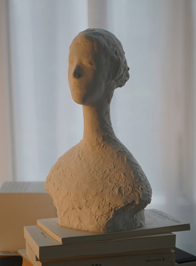 oroliving独家Jeff创作雕塑电视墙装饰摆件艺术品《伊丽莎白》