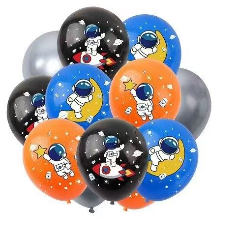 12寸新款跨境热销宇航员主题派对气球套装生日聚会布置装饰气球,节庆用品/礼品,气球,淘宝优惠券,粉丝福利购,淘宝优惠卷