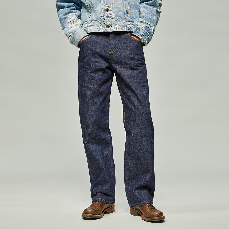 捭和（BAI-HE DENIM）咒 金箍 复刻元年Wrangler 宽松廓形 牛仔裤