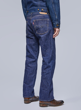 捭和（BAI-HE DENIM）双子 复刻55 宽松大直筒 原色赤耳 牛仔裤