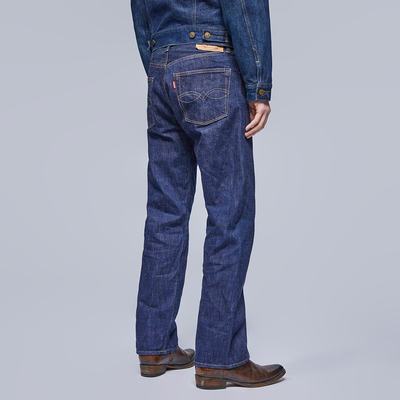 捭和（BAI-HE DENIM）双子 复刻55 宽松大直筒 原色赤耳 牛仔裤