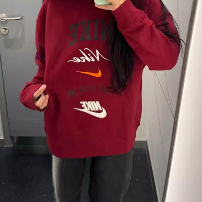 Nike耐克男子休闲舒适加绒卫衣