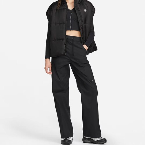 Nike耐克女子休闲保暖针织阔腿裤