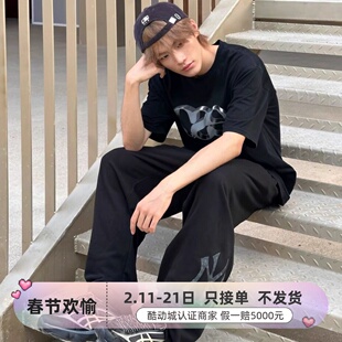 MLB男女同款轻便透气针织运动长裤3APTB0551-3APTB0454-3APTB0554