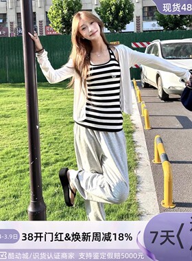 MLB男女同款轻便透气运动针织长裤3APTB0331-3APTV0141-3APTB0154