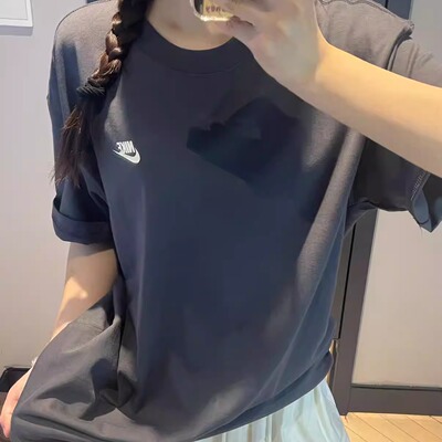 Nike耐克男宽松舒适抗菌防晒短袖