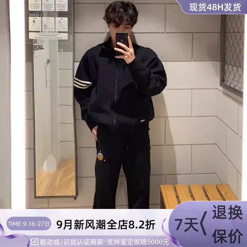 Adidas阿迪达斯三叶草男针织长裤