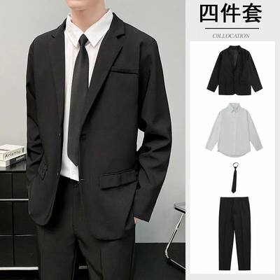 西服套装大学生面试职业正装男