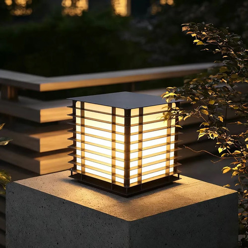 太阳能柱头灯户外防水LED庭院灯