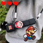 大疆Pocket3保护套镜头超级马里奥软硅胶收纳相机配件壳挂斜跨绳