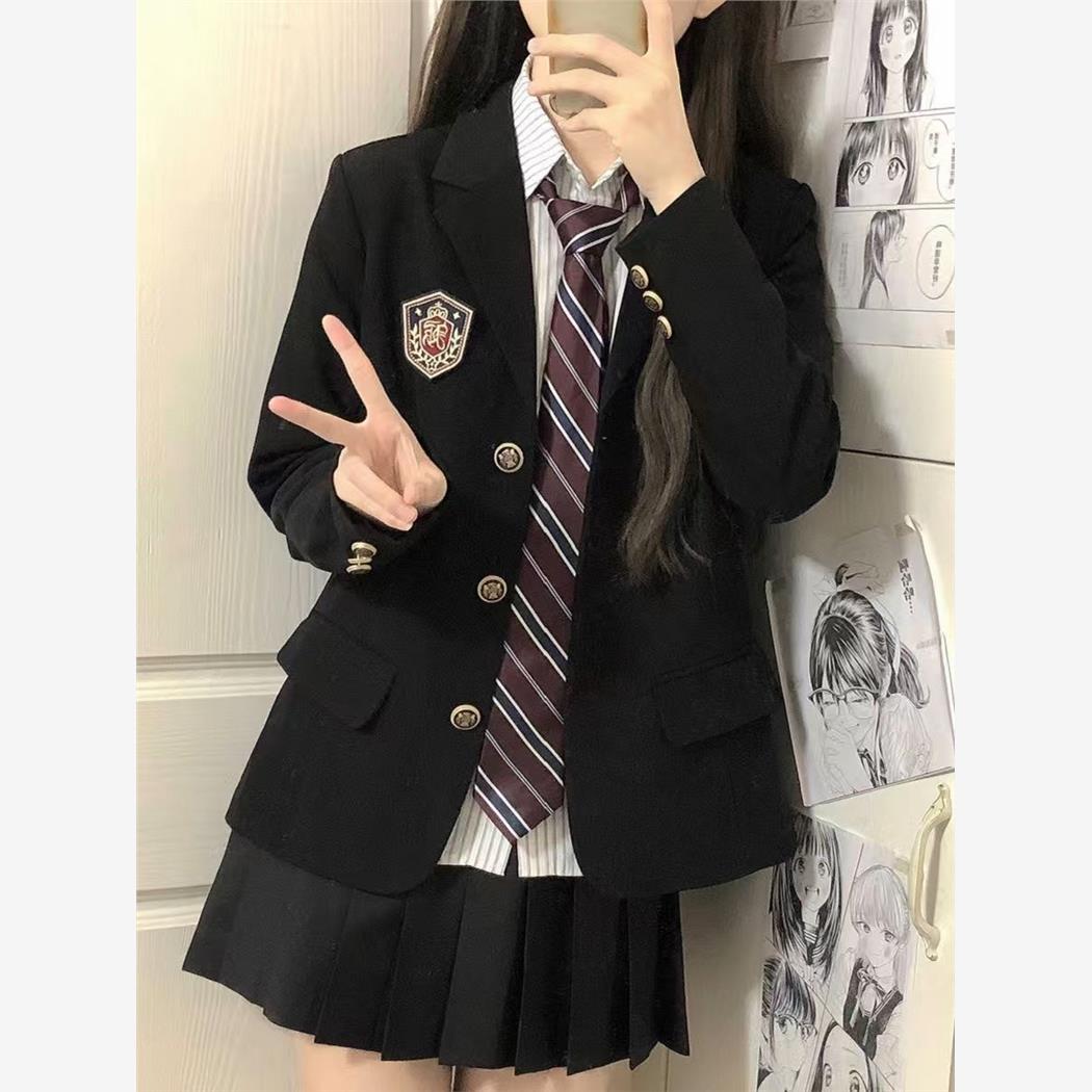 原创jk制服小个子西服外