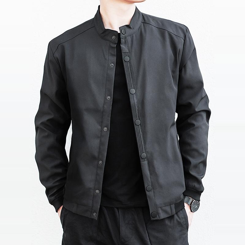 春秋季立领外套男大码休闲百搭