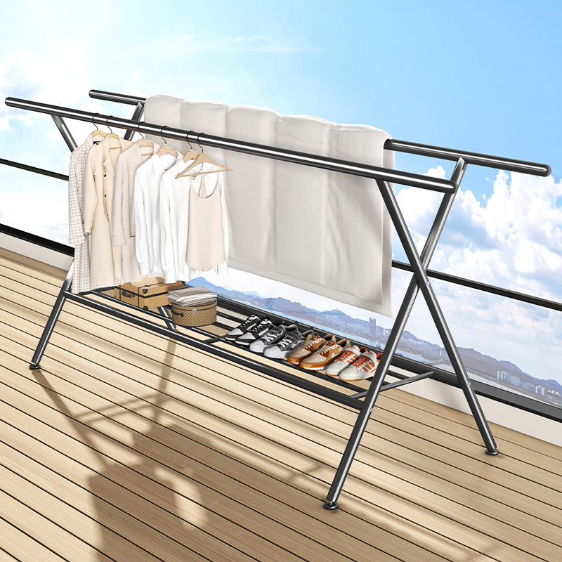 晾衣架落地家用阳台室内