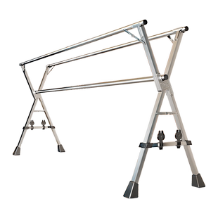 折叠晾衣架落地室内家用阳台卧室不锈钢室外凉伸缩杆式晒被子神器