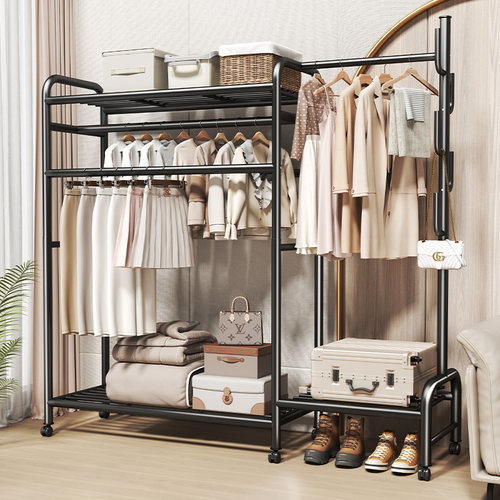 钱柜碳钢材质置地式衣架