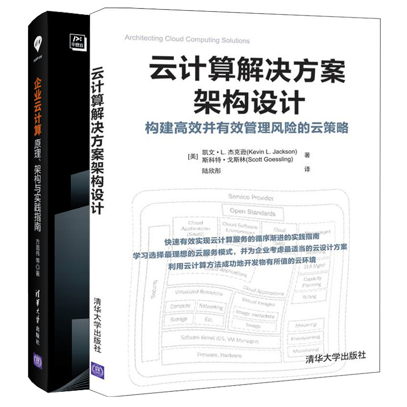 云计算解决方案架构设计+企业云计算 原理 架构与实践指南 方国伟 云计算应用技术教程 企业数字化转型云计算技术原理架构设计书籍