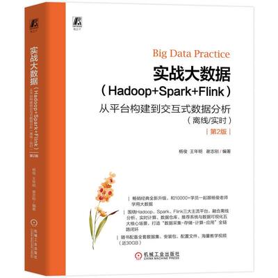 实战大数据 Hadoop+Spark+Flink 从平台构建到交互式数据分析 离线 实时 第2版 杨俊 王年明 谢志刚