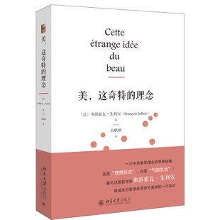 美 这奇特的理念 弗朗索瓦 朱利安 著 海外中国哲学丛书 中西方在美学思想乃至根本的哲学思维方式上的差异 北京大学出版社书