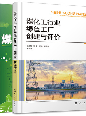 煤化工行业绿色工厂创建与评 张瑞梅+煤化工工艺学 宋辉 2本化学工业出版社图书籍