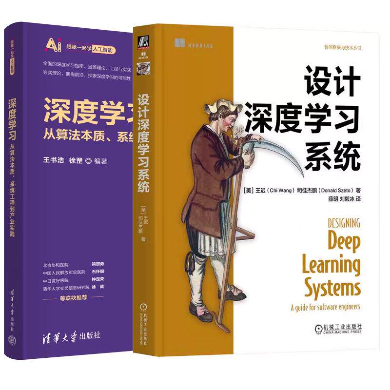 【全2册】设计深度学习系统 王迟+深度学习 从算法本质系统工程到产业实践