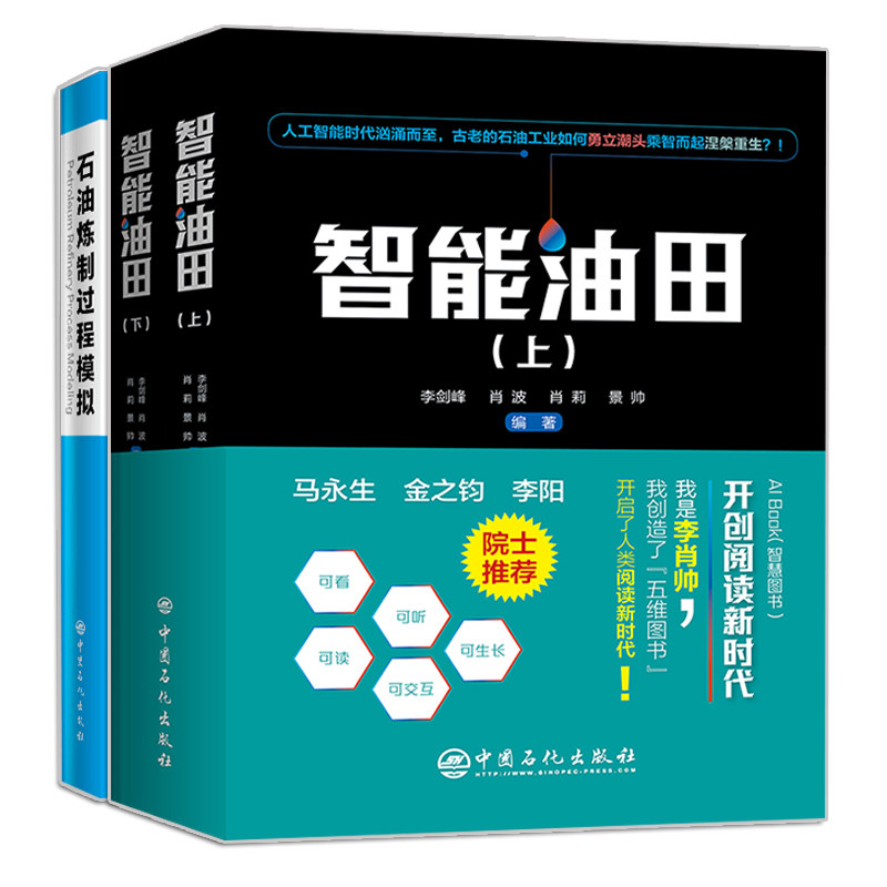 智能油田上下册 +石油炼制过程模拟 智能油田发展演变的不同路径书 油气市场过度饱和书 炼化企业智能建设书 智能油田建设书籍