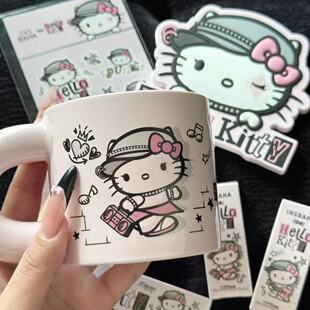 原色波塔&hellokitty正版联名水杯马克杯陶瓷杯子家用喝水咖啡杯