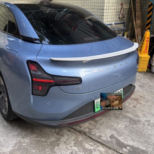 适用于小鹏MONA M03运动尾翼刀锋尾翼小尾翼改装外饰配件专用专车