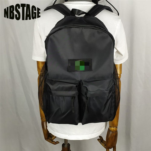 NBSTAGE涤纶潮牌双肩包男