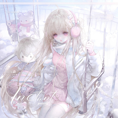 打包101张 gm扭蛋3期 卡通可爱女生动漫插画头像原创圈高清无水印