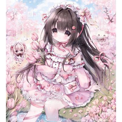 打包23张 无条件无双扭蛋2期 女生动漫插画头像原创圈 部分有底纹