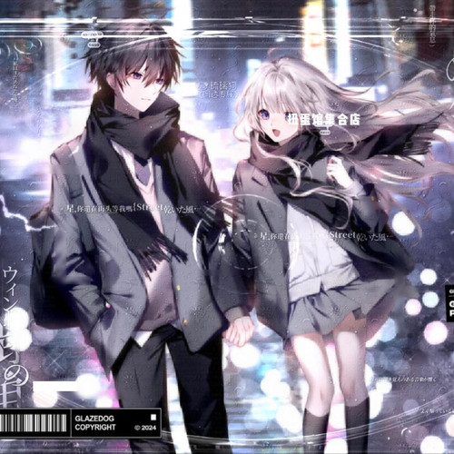 抱盒90张 琉璃狗扭蛋11期 情侣动漫插画头像原创圈直购高清无水印