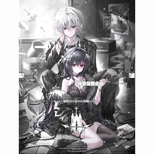 抱盒34张 萌物番黑崎直购 卡通情侣插画头像扭蛋原创圈高清无水印