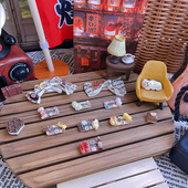 MiKi手工宠物发夹新款 日系餐食马尔济斯发夹发卡西施约克夏狗头饰