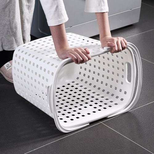 Корзина для белья, пластиковая корзина для хранения, система хранения, ручка